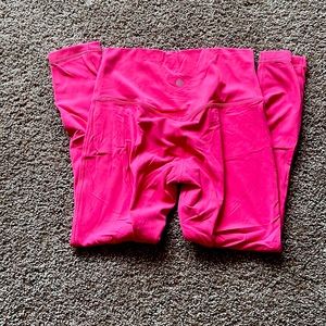 Lululemon pink size 8 align leggings